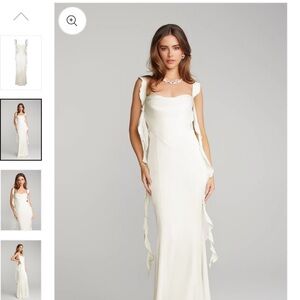 Nana Jacqueline Caroline Dress in White - NWT!